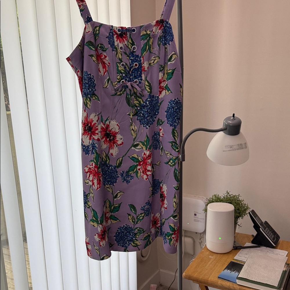 Parker Lavender Floral Mini Dress